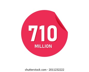 710 millones de textos sobre el fondo blanco