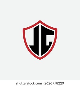 714 shield logo shape letter educational learning J G