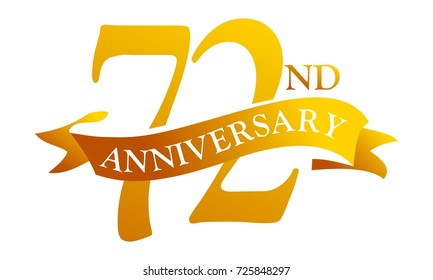 72 Ribbon Anniversary 
