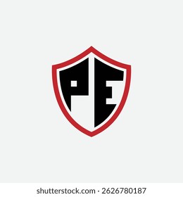 727 escudo logotipo forma alfabeto alfabeto aprendizagem educacional P E