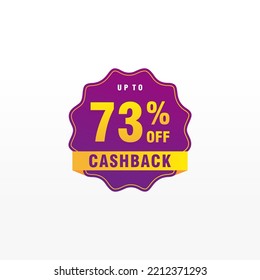 73 discount, Sales Vector badges for Labels, , Stickers, Banners, Tags, Web Stickers, New offer. Discount origami sign banner