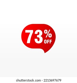 73 descuento, distintivos de vectores de venta para etiquetas, , pegatinas, banners, etiquetas, etiquetas, etiquetas web, nueva oferta. Banner de signo de origami de descuento
