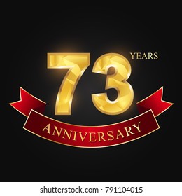 25th Anniversary Celebration Logotype Colored Shiny Stock Vector ...