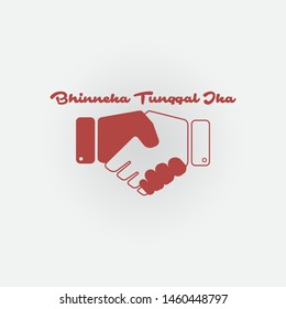 74 years Republic of Indonesia independence day on August 17th 2019. "Bhinneka Tunggal Ika" (means "Unity in Diversity")