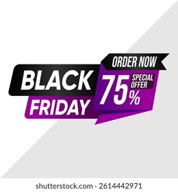 75% Discount Offer Banner - Limited Time Sale