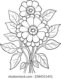 75 Flower Coloring Pages: Free Printable Sheets