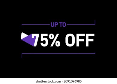 Hasta un 75% de descuento, hasta un 75% de descuento, la etiqueta se registra hasta un 75% de descuento, Banner Add, Oferta especial add