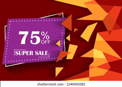 75% off discount promotion sale,  sale promo marketing