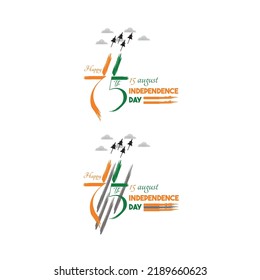 75 year Happy independence day India Vector Template Design Illustration design.