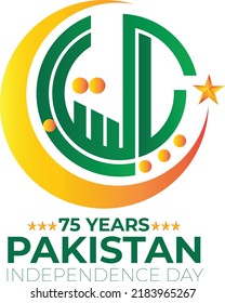 75 Years of Pakistan Logo Design
