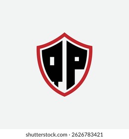 751 escudo logotipo forma letra alfabeto aprendizagem educacional Q P
