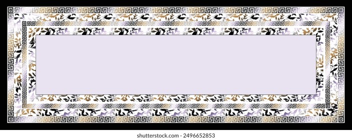 75-200 Diseño de bufanda de seda rectangular con patrón textil sin costuras
