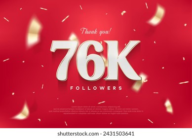 76k elegant and luxurious design, vector background thank you for the followers.