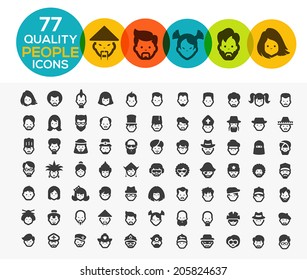 77 high quality people icons