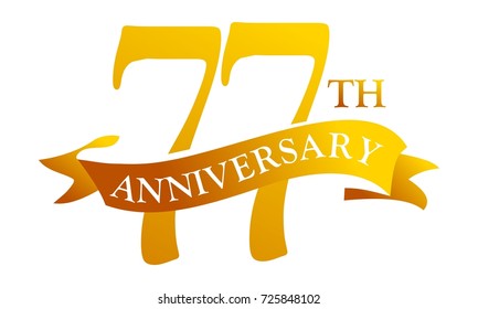 77 Ribbon Anniversary 