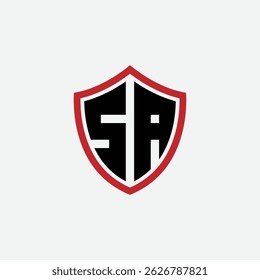 774 shield logo shape letter alphabet educational learning S A
