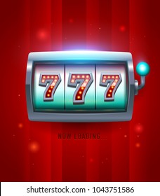 777 Slots Game widget vector illustration. Juicy slots machine, Slots Assets Design art of fun. Play & Win with the Latest Slots Games