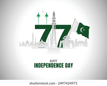 77. Pakistan, 14. August Unabhängigkeitstag Feier, 14 August Pakistan Unabhängigkeitstag Hintergrundbild