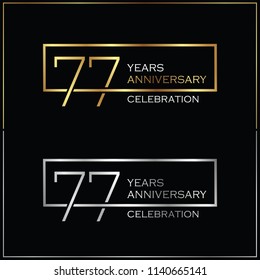 77th years anniversary celebration background