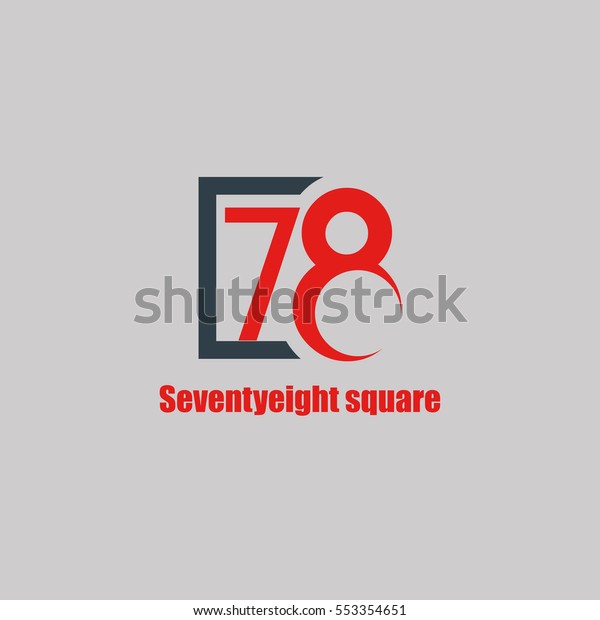 78 Letter Logo Design Vector Element Stock Vector (Royalty Free) 553354651