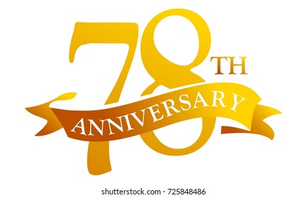 78 Ribbon Anniversary 