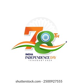 78th independence day
78th Independence day in India celebration on August 15 illustration