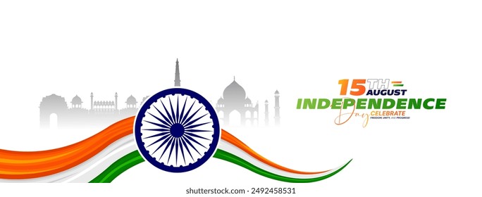 78th Indian Independence Day 15th August Social Media Post, Poster, Banner, Web Banner , Print Design