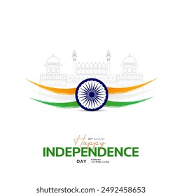 78th Indian Independence Day 15th August Social Media Post, Poster, Banner, Web Banner , Print Design