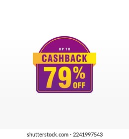 79 discount, Sales Vector badges for Labels, , Stickers, Banners, Tags, Web Stickers, New offer. Discount origami sign banner 