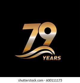 79 Years Anniversary Celebration Design