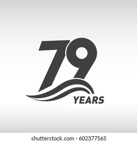 79 Years Anniversary Celebration Design