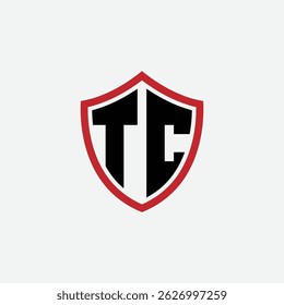793 shield logo shape letter alphabet educational learning T C