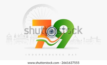 79th India independence day Design