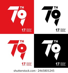 79th Indonesia Independence Day Logo Vector, File Logo Hari Kemerdekaan Indonesia ke 79 2024.eps
