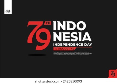 79th Indonesia Independence Day Logotype.