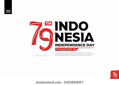 79th Indonesia Independence Day Logotype.