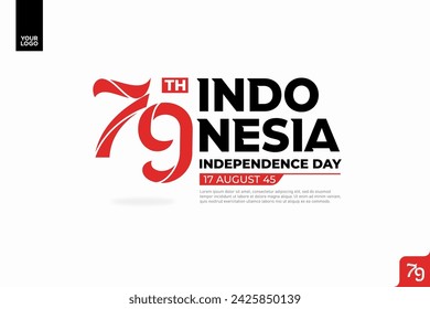 79th Indonesia Independence Day Logotype.