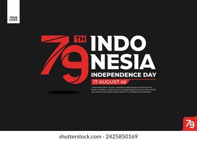 79th Indonesia Independence Day Logotype.