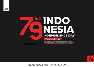 79th Indonesia Independence Day Logotype.