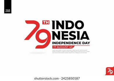 79th Indonesia Independence Day Logotype.