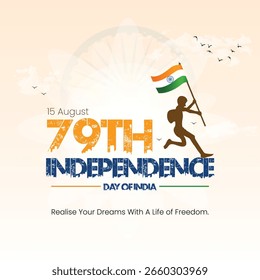 79º año de Independencia. Desde 1947 es el año fundacional del primer Swatantrata Diwas o Día de la Independencia de la India.