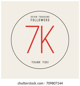 7k 7000 Followers Thank You Post For Social Media