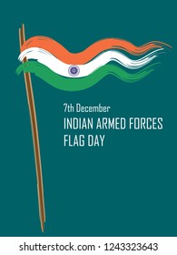 Flag-Tag der indischen Streitkräfte am 7. Dezember 