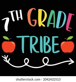 
7th Grade Tribe School T-shirt Desing