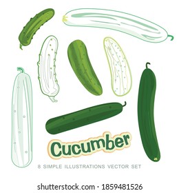 8 awesome digital downloads of cucumber and pickles