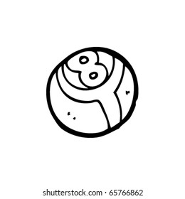 8 ball cartoon