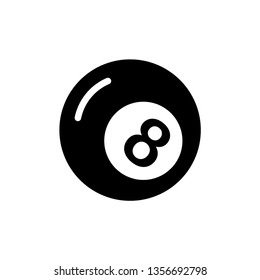 8 Ball Icon Vector Stock Vector (Royalty Free) 1356692798 | Shutterstock