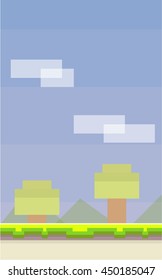 8 bit background Game Asset Reskin