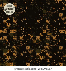 8 bit background.  Vector design. 