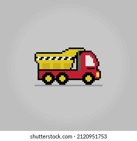 8 Bit Pixel Truck Car Pixels Stock Vector (Royalty Free) 2120951753